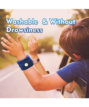 MT Healthy 8 Pcs Travel Motion Sickness Relief Wristbands - Non-Drowsy Nausea Relief for Sea & Air - 8 Count Pack - Buy Online on GoSupps.com