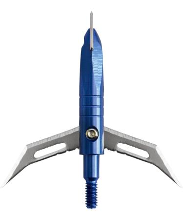 e5e10 12pcs Hunting Broadheads 100 Grain Archery Steel Broadheads + Black Case - Blue | Arrowheads Set - Buy Online on GoSupps.com
