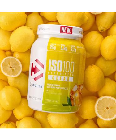 Dymatize ISO 100 Hydrolized Clear Lemon Ice Tea 900g Clear Whey Protein Hydrolysate + Isolate Powder - Buy Online on GoSupps.com