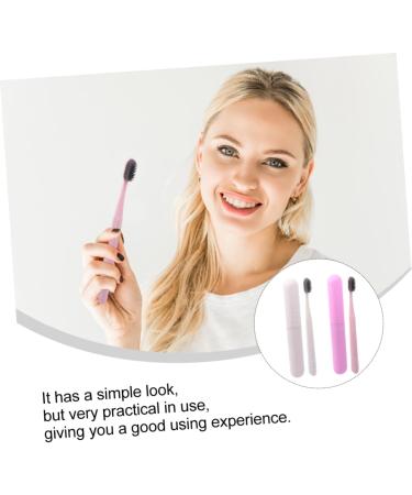 Plafope 2-Pack Ultra Toothbrush Set Gum Care Tooth Cleaning Tool with Long Grip Sorted Colors for Optimal Dental Hygiene - Buy Online on GoSupps.com