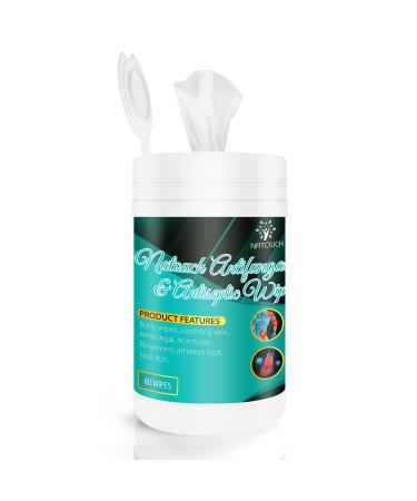 Natouch Upgraded Antifungal Body Wipes Non-Toxic Alcohol-Free Curing and Conditioning Skin Camp Wipes Help Athletes Foot Jock Itch Ringworm. Rinse Free Gym Wipes for Wrestling Martial Arts - Buy Online on GoSupps.com