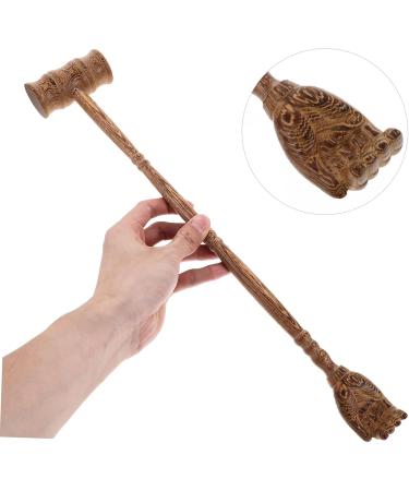 Tovinanna Shoulder Massager - Multifunctional Wooden Handheld Back Massager & Scratch Tap Hammer for Ultimate Relaxation - Buy Online on GoSupps.com
