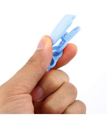 Greattangle Baby Nipple Pacifier Chain Clips & Bite Ring | Feeding Accessories for Milk Fruits & Vegetables | Child Care Toy - Blue - Buy Online on GoSupps.com