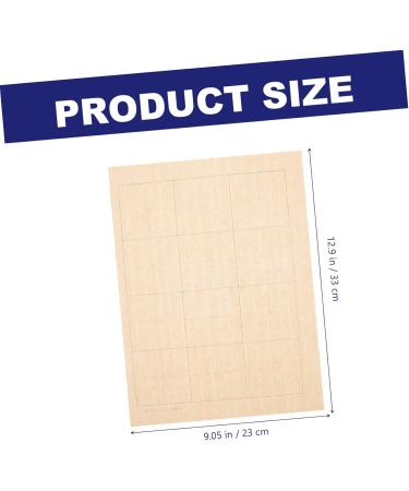 NUOBESTY 100 Sheets Grid Daily Lesson Paper Rice Paper Chinese Calligraphy Practice Paper Xuan Paper Ink As Shown 3 0.01X23X33CM - Buy Online on GoSupps.com