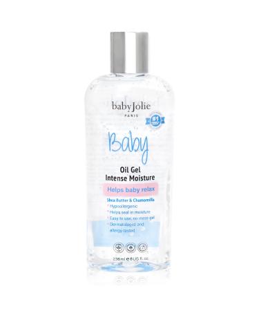Baby Jolie Relaxing Baby Oil Gel with Shea Butter & Camomile Intensive Moisture 8Oz