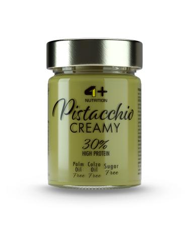 4+ Nutrition Pistacchio Creamy Spread - Sugar Free - High Protein - Natural Flavor - Keto-Friendly For Snacks, Desserts & Breakfast - Gourmet Taste, No Palm Oil - Imported From Italy - 300g