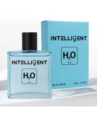 Intelligent H2O | Aquatic Bold and Refreshing | Eau de Parfum for Men | 3.4 Fl Oz (100 mL)