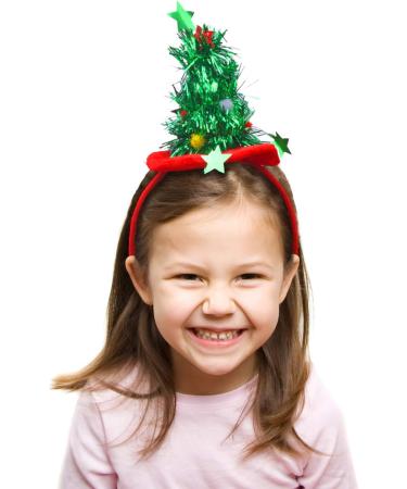 Elcoho Christmas Costume Headbands - Elf Party Hats & Tree Headbands for Adults & Kids - 4 Fun Styles for Holiday Decor - Buy Online on GoSupps.com