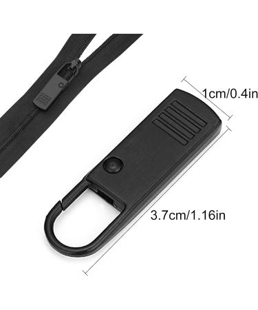 Universal Zipper Replacement Set - 20 Metal Zipper Pull Tabs for Easy Repair | Removable Zipper Pendants - Buy Online on GoSupps.com