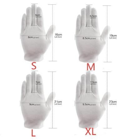 SEPTAM Cleaning Gloves White Cotton Work Gloves For Dry Hands Household Cleaning Tool Gloves - Buy Online on GoSupps.com