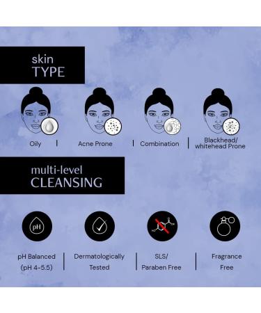 Decon Struct Salicylic Acid Face Wash - 0.5% Salicylic Acid & 1% Niacinamide for Oily Acne-Prone Skin - Oil Control - 3.4 fl oz (100ml - Buy Online on GoSupps.com