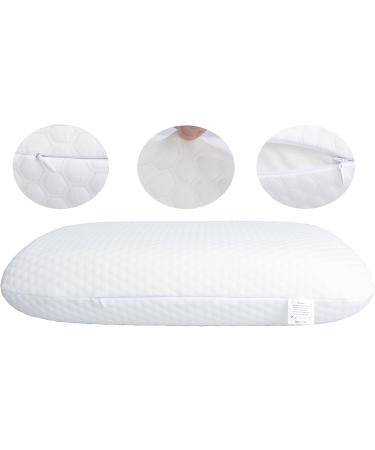 Qiafeiye Ergonomic Memory Foam Pillow 70x40x14cm - Neck Support Cushion for Side & Back Sleepers Washable Cover Ideal for Allergy Sufferers | International Shipping - Buy Online on GoSupps.com