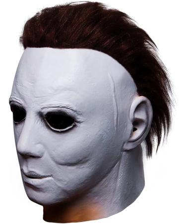Halloween Michael Myers Latex Mask - Scary Horror Movie Costume with Hair - Buy Online on GoSupps.com