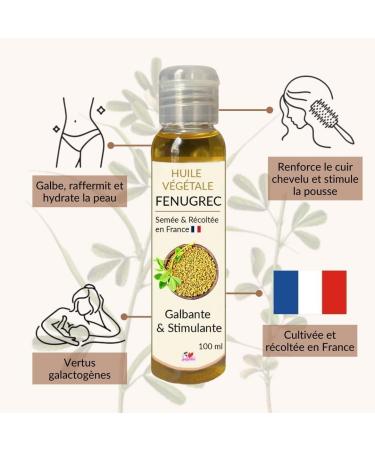 French Fenugreek Oil For Buttocks Enlarge Chest and Hip - Nail and Hair Care - Natural-100ml - I Love My Popotin - Buy Online on GoSupps.com