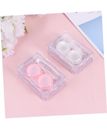 JECOMPRIS Mini Contact Lens Container - Portable Case for Colored Eye Lenses Travel Storage Box 8x5cm - Buy Online on GoSupps.com