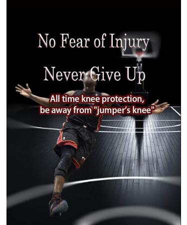 Unlimit Black Basketball Compression Pants with Knee Pads | 3/4 Capri Leggings - Medium - Buy Online on GoSupps.com