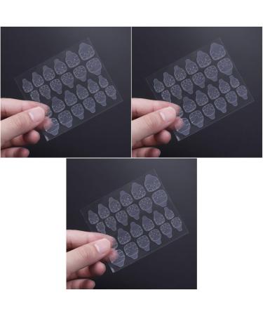  COHEALI COHEALI 48 Sheets Nail Glue Printed False Nail Tips Nail Art Supplies Adhesive Nail Glue Stickers for Nails Double-Sided Nail Glue Sticker - Buy Online on GoSupps.com