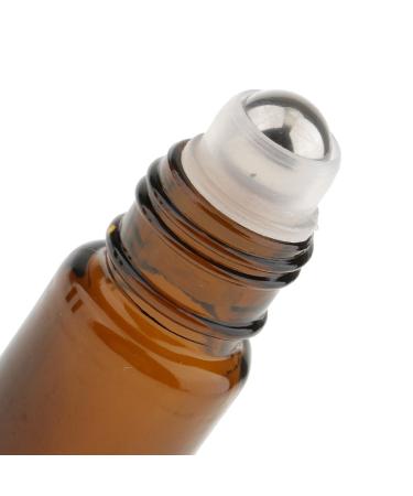Buy 6 Pack Brown Glass Deodorant Sticks 10ml - Empty Roll-On Bottles with Roller & Mini Funnel - Eco-Friendly & Travel Size - Buy Online on GoSupps.com