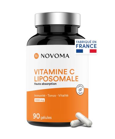 NOVOMA Liposomal Vitamin C 1000mg Maximum Assimilation 90 Vegetable Capsules 100% Vitamin C Quali -C Immune System