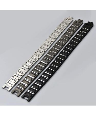 Vicmag 3x Magnetic Hardship Men - Lymphatic Drainage Titanium Steel for Arthritis | Adjustable Magnet Health with Free Tools & Gift Box (Silver) - Buy Online on GoSupps.com