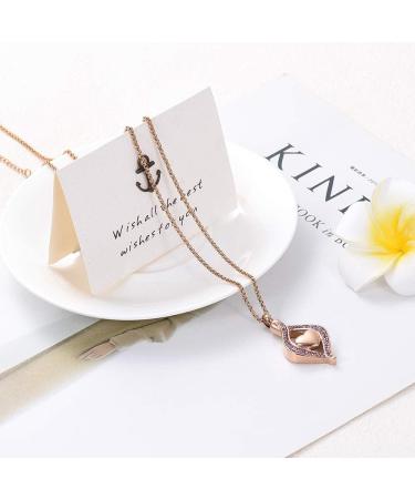 Hearbeingt Eye of My Heart Keepsake Urn Pendant Necklace for Ashes - Rose+Purple Crystal | Memorial Locket for Women Men - Buy Online on GoSupps.com