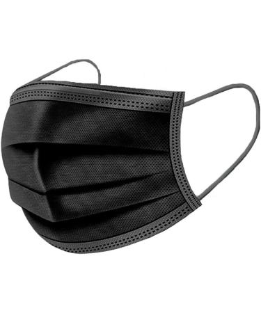 Buy IPinglonk 50 Pieces Black Disposable 3-Layer Face Masks - Breathable Mouth & Nose Protection Cover Multi-Function Neck Bandana - Ships Internationally - Buy Online on GoSupps.com
