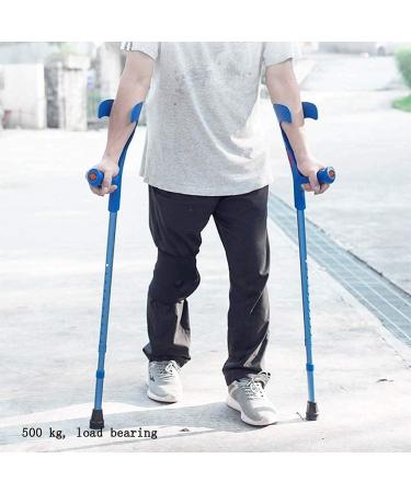 Crutches Adult Tall Crutches Adjustable Aluminum Walking Cane Great Fit for Recent Injuries Supply for Men and Women Everything is fine Warm Life - Buy Online on GoSupps.com