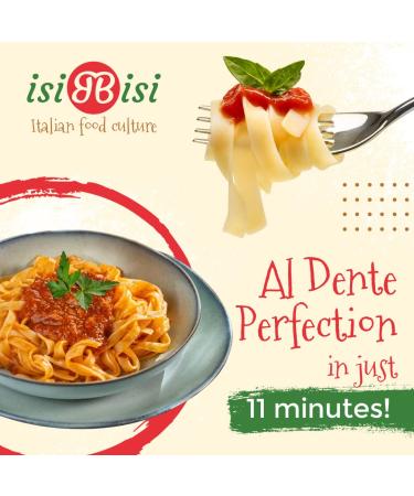 isiBisi Gluten Free Fettuccine Pasta - Organic Italian Noodles | Vegan & Non GMO | Rice & Corn Flour | Made in Italy - 1 Pack - Buy Online on GoSupps.com