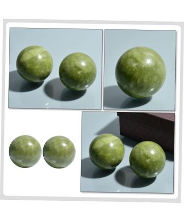 Hapinary 2-Piece Jade Massage Handballs | Handmade Health Exercise Balls for Effective Hand Massage & Relaxation - Buy Online on GoSupps.com