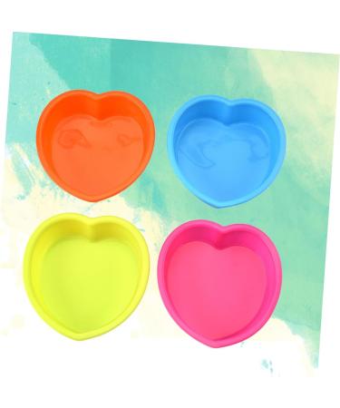 HOMSFOU 3 Sets De para Gelatinas Silicone Molds Heart Shaped Cake Pans Wedding Cake Plates Silicone Bakeware Silicone Cupcake Silicone Cake Pan Chocolate Fondant Mold - Buy Online on GoSupps.com