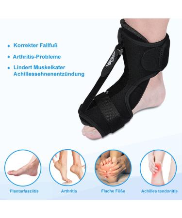 Supegear Plantar Fasciitis Night Rail & Adjustable Clip with Massage Ball - Breathable Support for Flat Feet & Heels - Buy Online on GoSupps.com