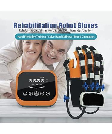 Rehabilitation Robot Gloves Hemiplegia Finger Trainer Stroke Hand Splint Assistive Equipment for Relief Cramps Stiffness Strength Adjust (Left Hand X) - Buy Online on GoSupps.com