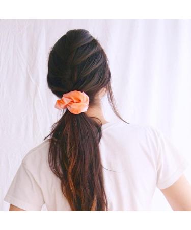 25 Pack White Cotton Scrunchies - Perfect for Tie Dye Party Supplies - Buy Online on GoSupps.com
