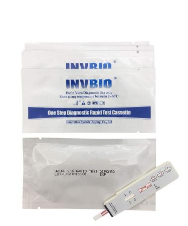 12 Pack ETG Alcohol Urine Test Strips - High Sensitivity & Accuracy (500 ng/ml Cut Off) - English & Spanish Instruction - Single Panel Dip Card Kit - Buy Online on GoSupps.com