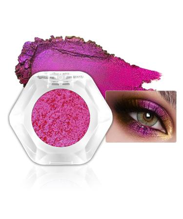 Holographic Glitter Multichrome Eyeshadows Makeup Sparkly eyeshadow Metallic Chameleon Eyeshadow Multi-Dimensional Eye Looks Festive Face and body Painting (02)