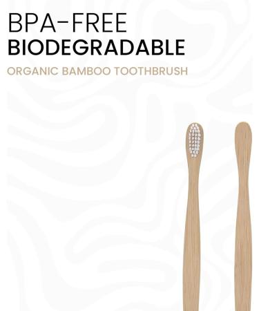 Eco-Friendly Bamboo Toothbrush | 100% Biodegradable | Sustainable Oral Care Solution - Buy Online on GoSupps.com