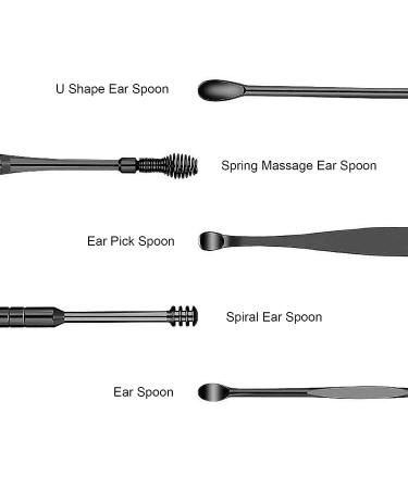 6Pcs Stainless Steel Ear Pick Set with Storage Bag - Portable Earwax Removal Tools - Buy Online on GoSupps.com