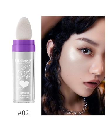 GL-Turelifes Fairy Stick Highlight Powder - Shimmer & Glow with Puff Fairy Bomb - 02 Charm Silver - Buy Online on GoSupps.com
