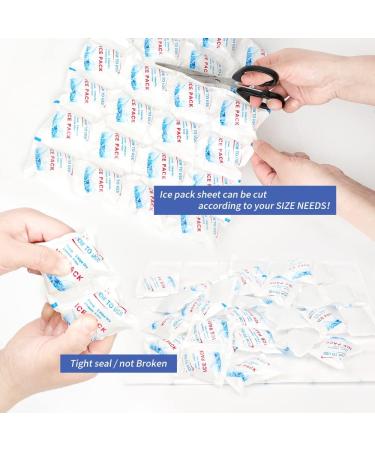 Dry Ice for Shipping Frozen Food Long-Lasting Cold Packs for Coolers Cold Therapy for Pain Relief Dry Ice Packs for Lunch Bags Sport Injuries Fresh Food Storage - 6 Sheets 6sheets - Buy Online on GoSupps.com