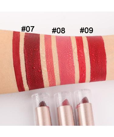 3Pcs Set: EVPCT 2 In 1 Deep Red Matte Lipstick & Long Lasting Liquid Lip Gloss for Women - Vegan, Waterproof, 24 Hour Wear - Red Rose, Nude Pink, Matte Mate - Buy Online on GoSupps.com