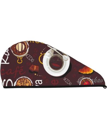 Super Absorbent Microfiber Hair Towel Wrap - Quick Dry Coral Velvet Cap for Long Curly & Thick Hair - Buy Online on GoSupps.com