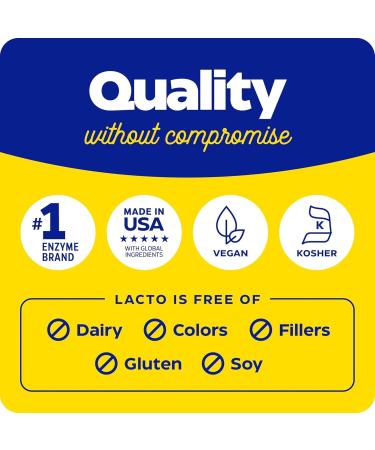 Enzymedica - Lacto 30 Capsules - Lactase Enzymes Supplement - Lactose Intolerance Pills - Digestive Aid for Gluten and Casein - Indigestion & Heartburn Relief - Gas Bloating Relief for Men and Women - Buy Online on GoSupps.com