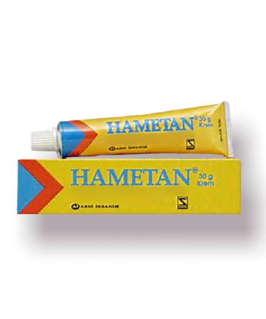 hametan %5.35 (Witch Hazel-Hamamelis virginiana) 30 gr Cream-removes acne scars used in burns  nipple cracks  repairs dry chapped  damaged skin bedsores wounds used for diaper rash in babies.