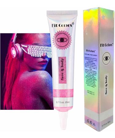 Liquid Eye Shadow | Long-Lasting Waterproof Glitter Eyeshadow | Shiny Festival Style Ultra Pigmented Eye Shadow Shakven 03 - Buy Online on GoSupps.com