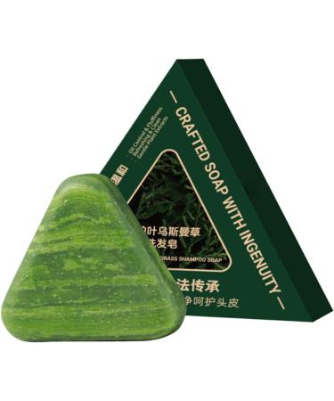 Solid Hair Shampoo Soap | Deep Cleansing Anti-Shine Shampoo | Light Hair Care for Young Men Women Teen Family - Buy Online on GoSupps.com