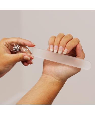 SBC Skincare Crystal Nail File Long Lasting Nail File With Felt Pouch - Buy Online on GoSupps.com