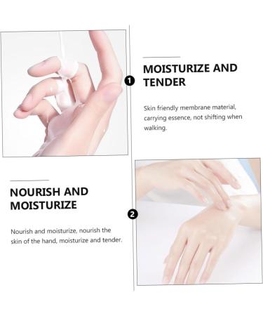 PLAFOPE 2 Pairs Hands Hydrating Gloves Exfoliating Hand Moisturizing Hand Peeling Hand Hand Hand Care Hands Non-Woven Fabric - Buy Online on GoSupps.com