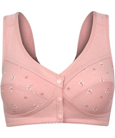 Bra Shirt Women - Plus Size Floral Print Bralette & Yoga Set - Soft Cotton Front Closure for Comfort - Buy Online on GoSupps.com