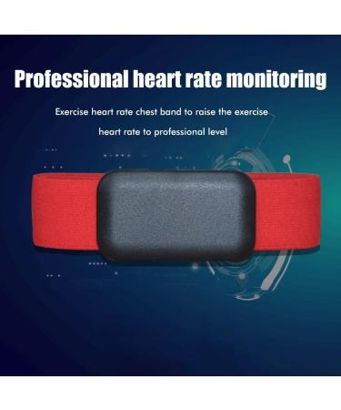Yuandan Bluetooth Heart Rate Monitor Belt - Waterproof HR Sensor with Adjustable Replacement Tape - Compatible with ANT+ - Red - Buy Online on GoSupps.com