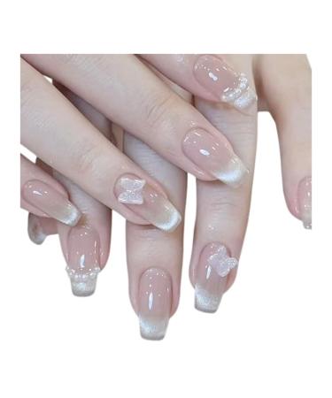 Handmade nail art wearing spring style butterfly detachable nail patch(XS)